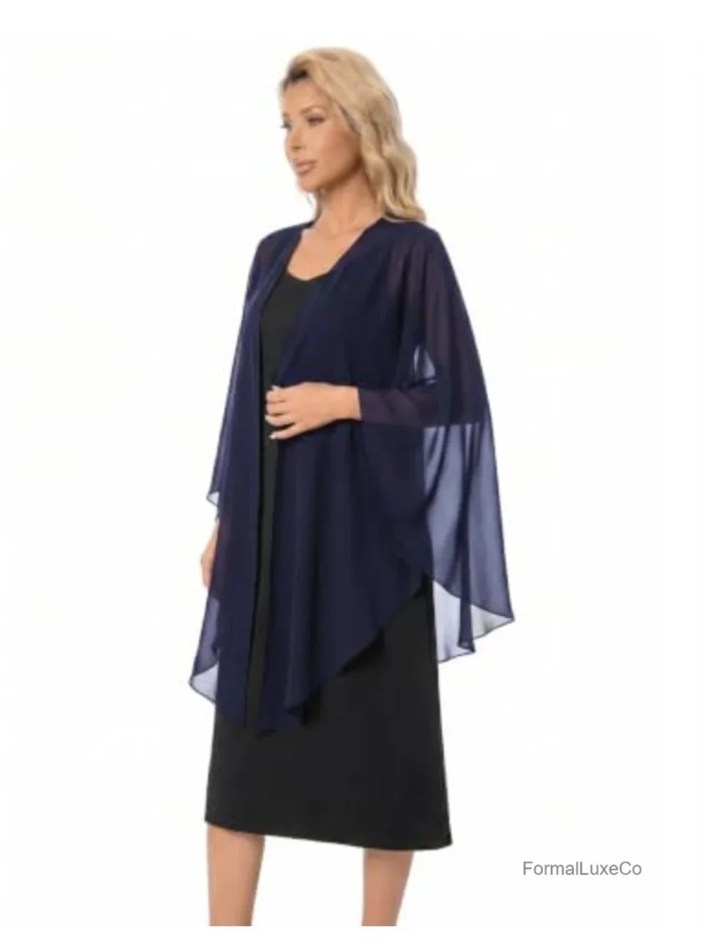 Elegant Chiffon Wraps & Pashminas for Evening Dresses Wedding Bridal Shawl